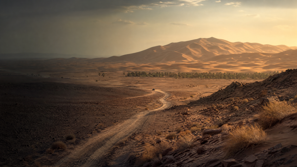 Atlas Mountains landscape in Morocco